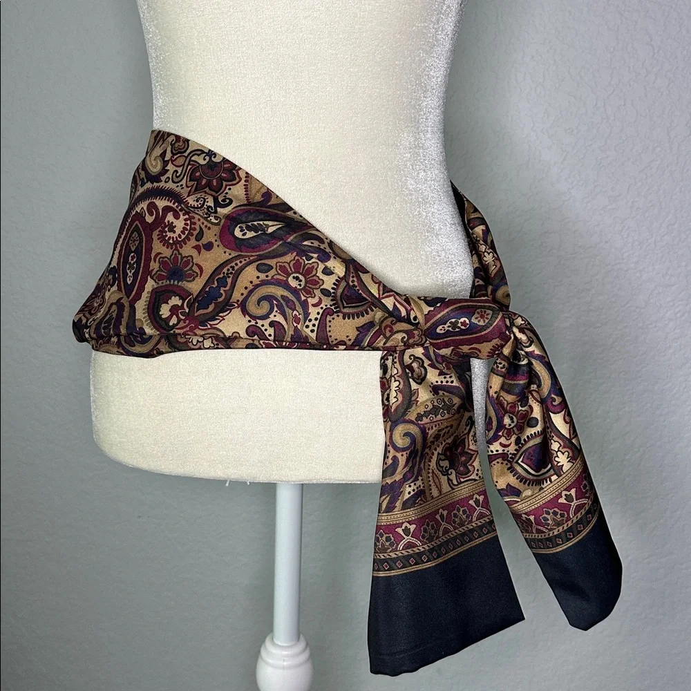 Paisley Patterned Scarf 56”x7.5”